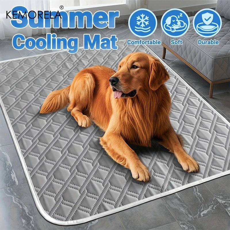 KEMORELA 1PC A Pet Cooling Pad Ceiling Washable And Anti Slip Bottom Large Dog Cooling Bed And Cat Ice Pad Cooling Pad For Pets