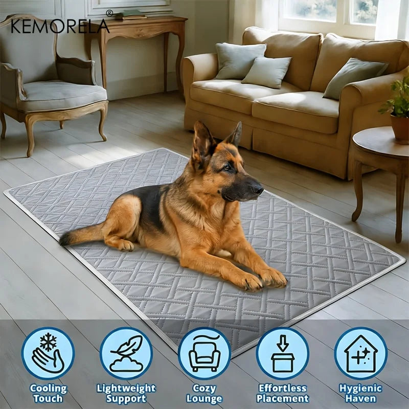 KEMORELA 1PC A Pet Cooling Pad Ceiling Washable And Anti Slip Bottom Large Dog Cooling Bed And Cat Ice Pad Cooling Pad For Pets