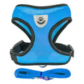 Adjustable Mesh Pet Harness with Leash, Polyester Vest Type Walking Strap for Small Medium Cats Dogs